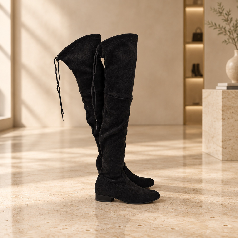 NWOB Dream Pairs Faux Suede Over the knee Boots Size 6